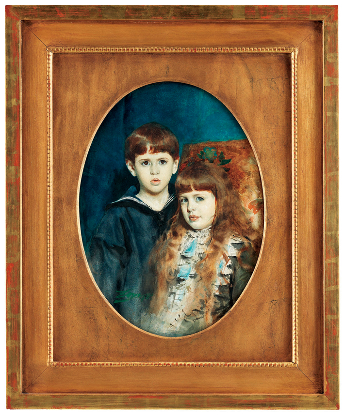  安德斯·莱奥纳德·佐恩 Anders Leonard Zorn —— 兄妹 (2)